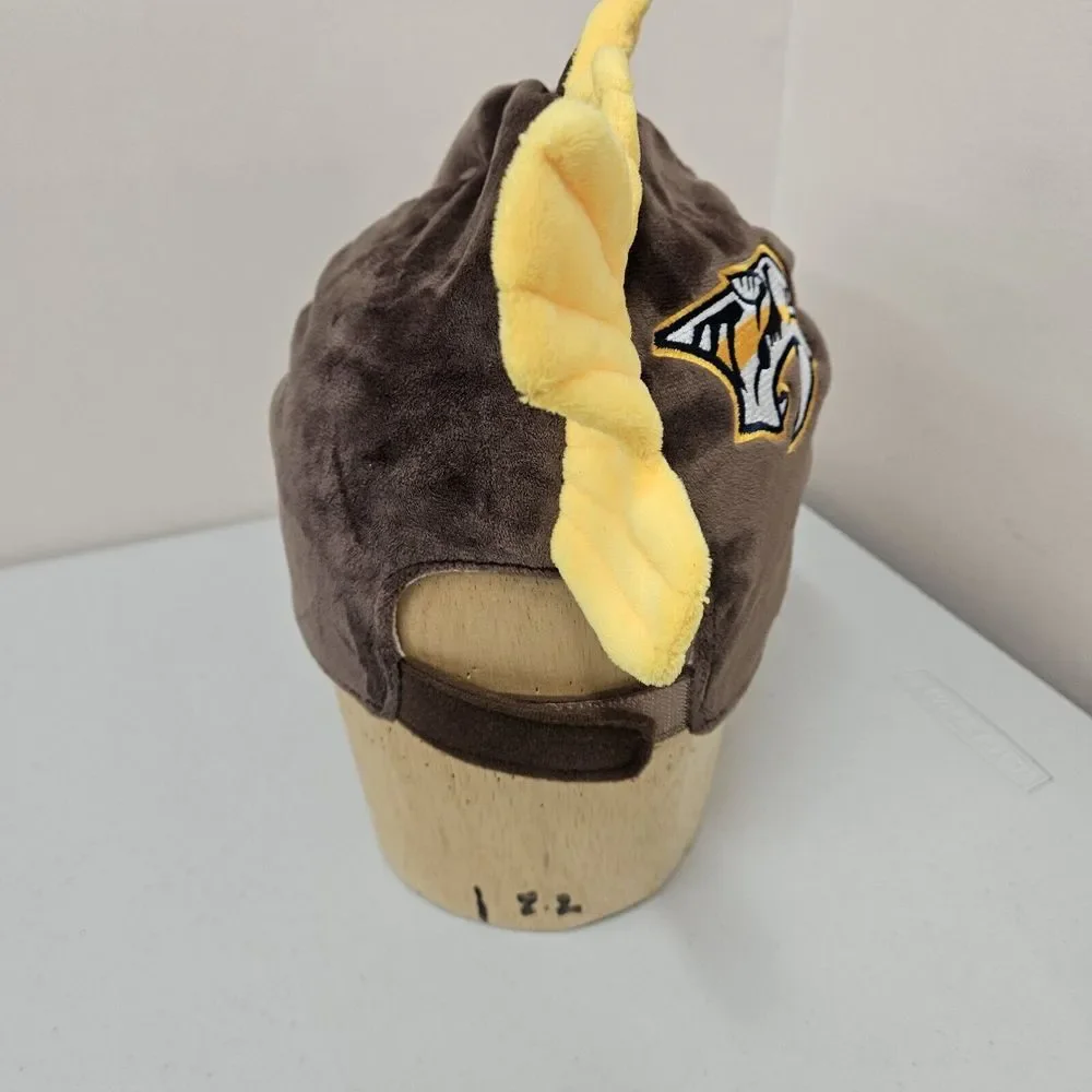 Nashville Predators Hockey Catfish Plush‎ Adjustable Novelty Hat RARE